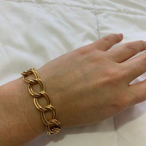 Gold Chain Bracelet, Adjustable
